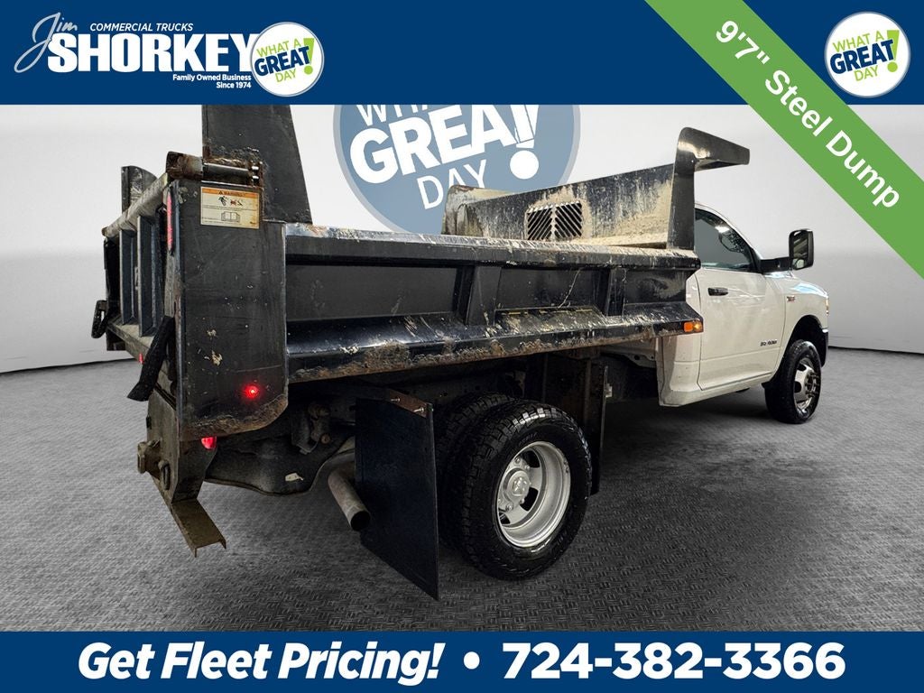 2019 RAM 3500 Tradesman DRW 4x4 / 6.4L Hemi V8 / 9'7" Steel Dump