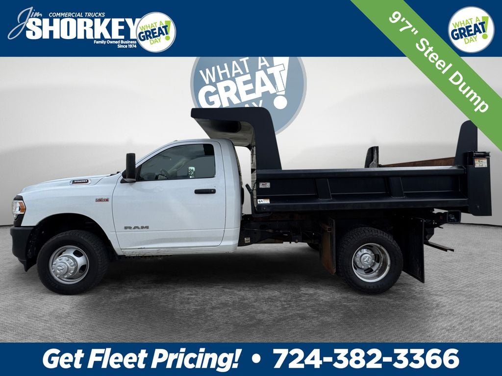 2019 RAM 3500 Tradesman DRW 4x4 / 6.4L Hemi V8 / 9'7" Steel Dump