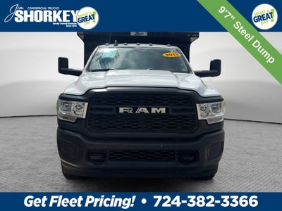 2019 RAM 3500 Tradesman DRW 4x4 / 6.4L Hemi V8 / 9'7" Steel Dump
