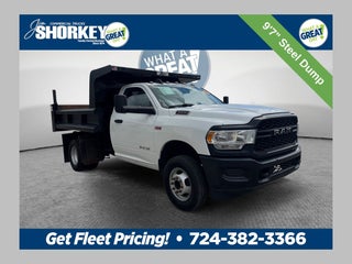 2019 RAM 3500 Tradesman DRW 4x4 / 6.4L Hemi V8 / 9'7" Steel Dump