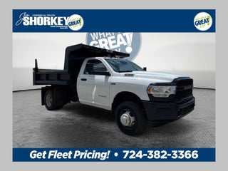 2019 RAM 3500 Tradesman DRW 4x4 / 6.4L Hemi V8 / 9'7" Steel Dump