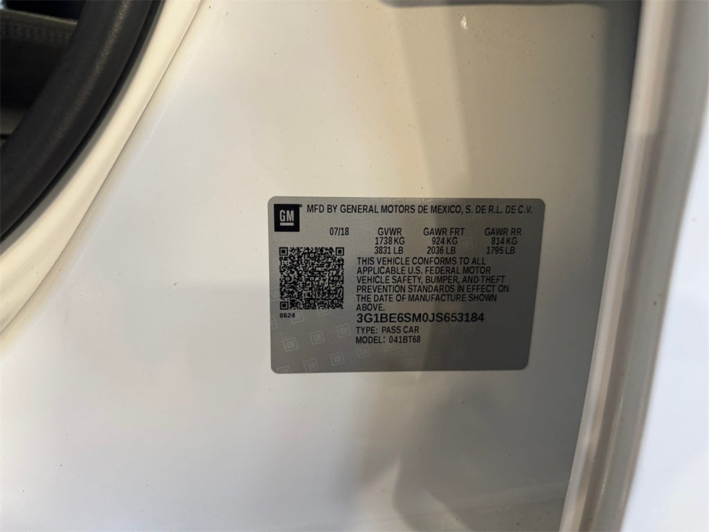 2018 Chevrolet Cruze LT