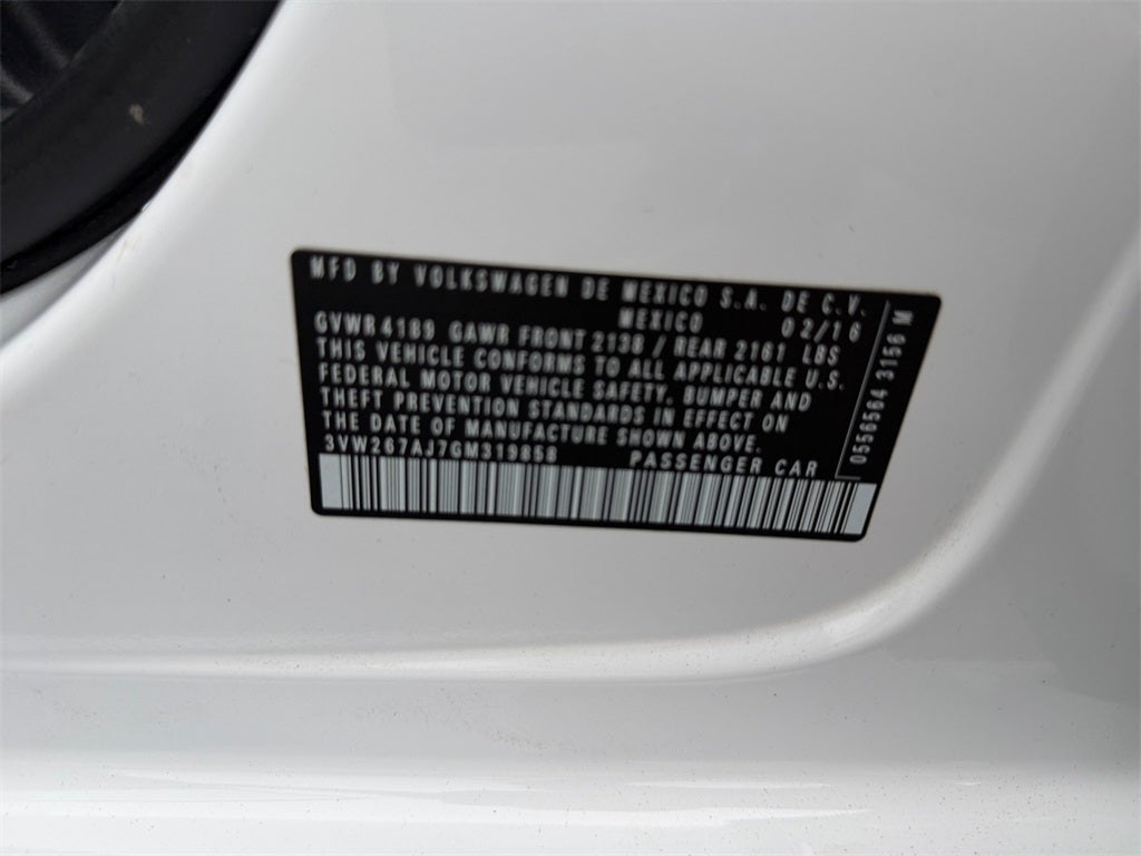 2016 Volkswagen Jetta 1.4T S w/Technology