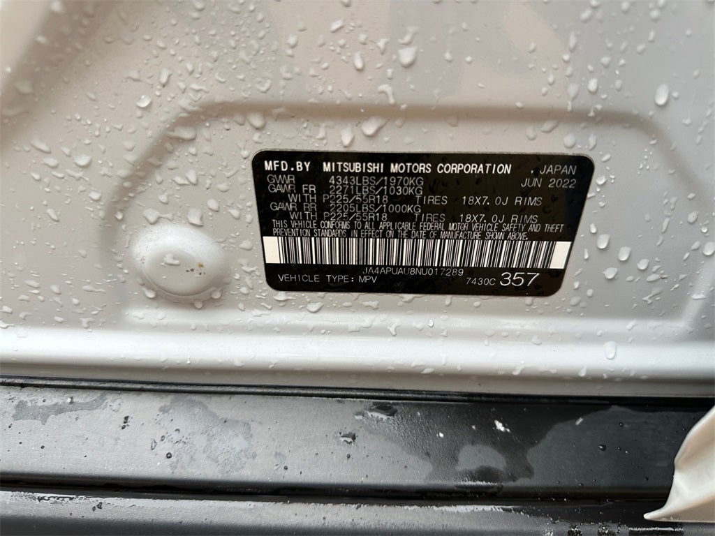 2022 Mitsubishi Outlander Sport 2.0 ES