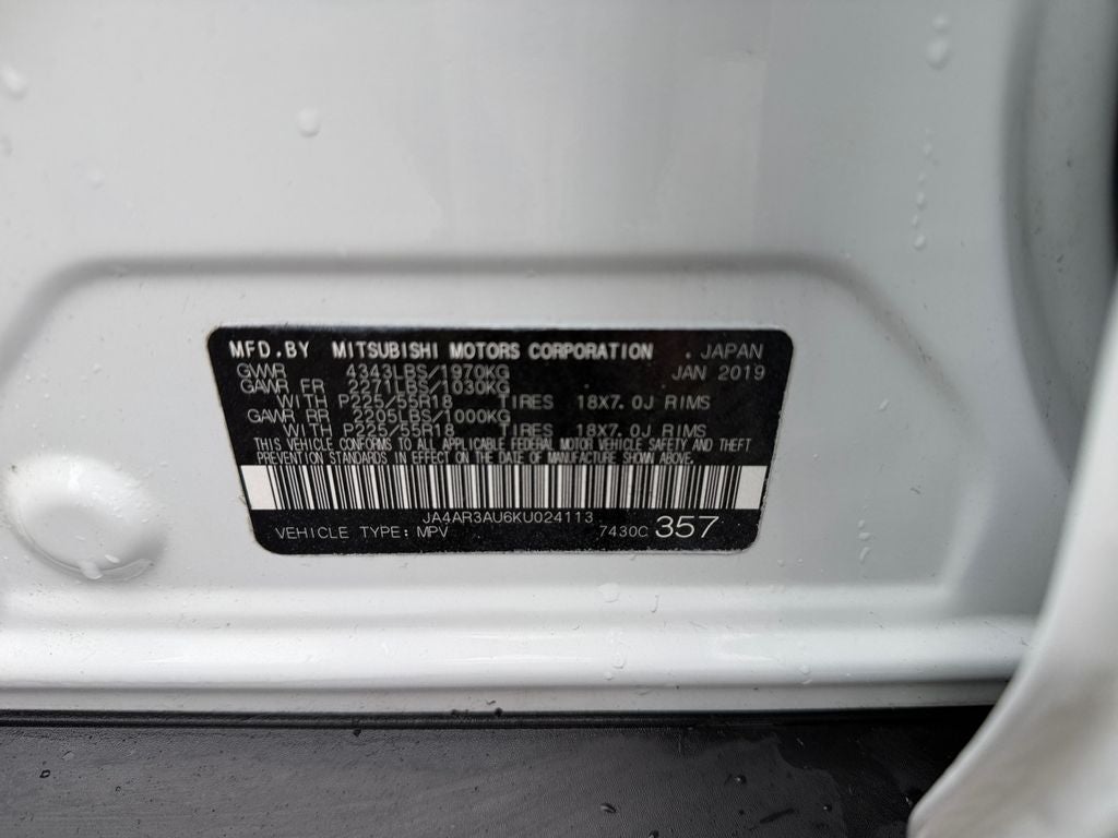 2019 Mitsubishi Outlander Sport 2.0 ES