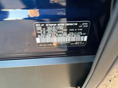 2026 Mitsubishi Outlander SE