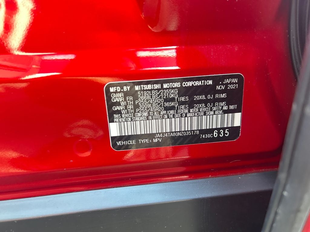 2022 Mitsubishi Outlander ES CONVENIENCE PACKAGE