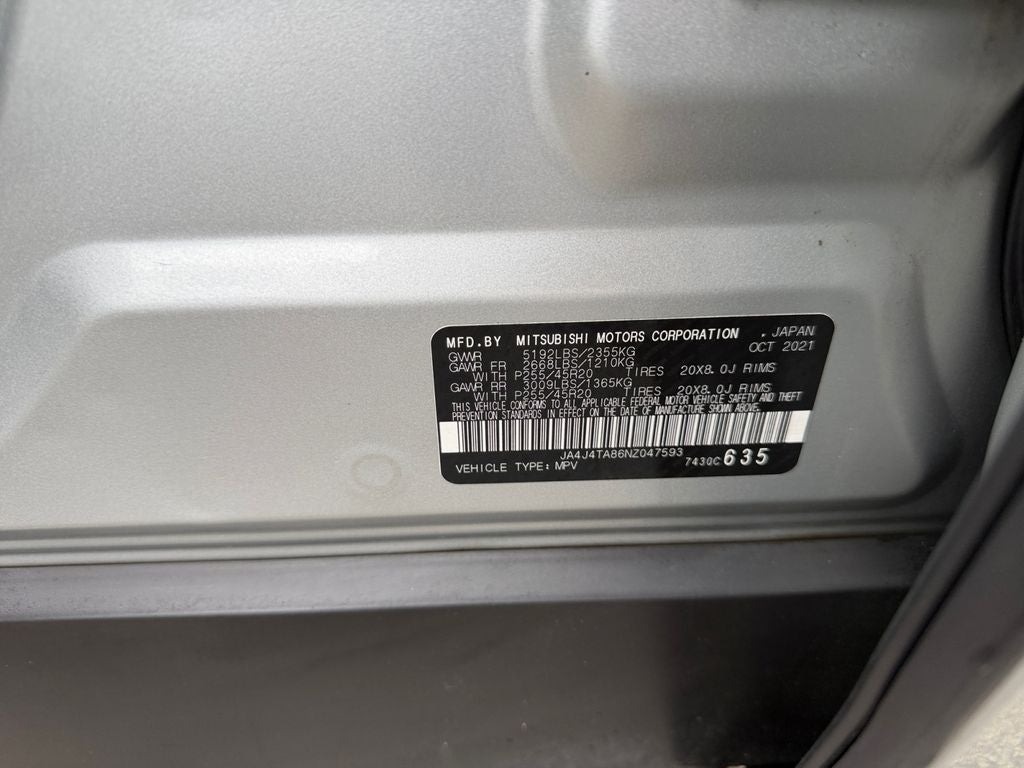 2022 Mitsubishi Outlander ES CONVENIENCE PACKAGE