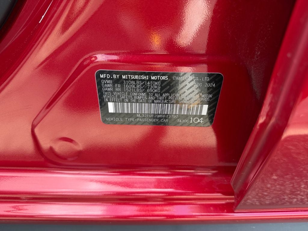 2024 Mitsubishi Mirage G4 LE