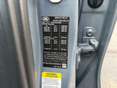 2022 Land Rover Range Rover Evoque S