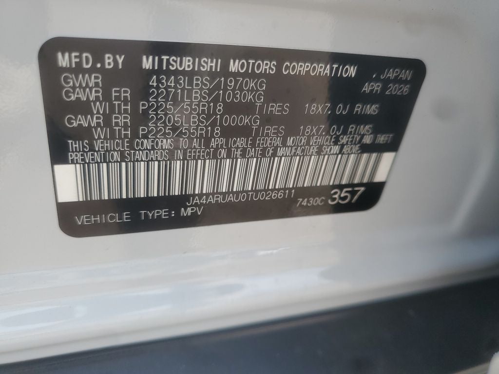 2026 Mitsubishi Outlander Sport 2.0 LE