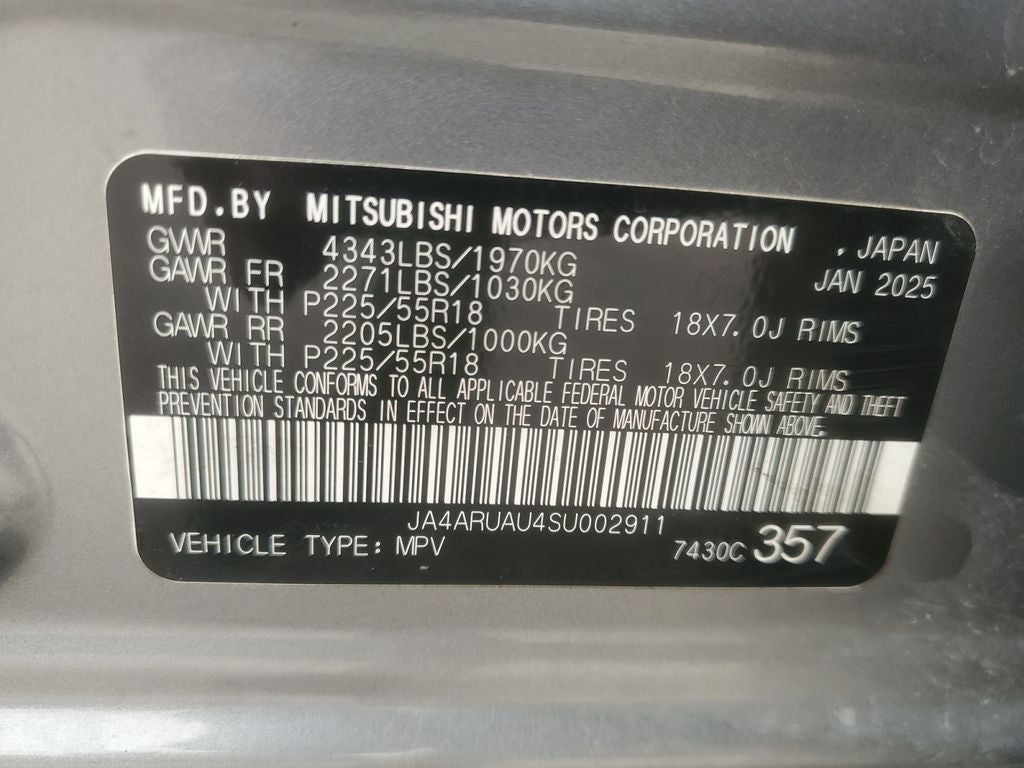 2025 Mitsubishi Outlander Sport 2.0 LE