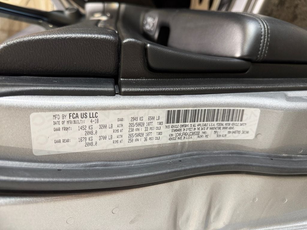 2018 Jeep Grand Cherokee Altitude