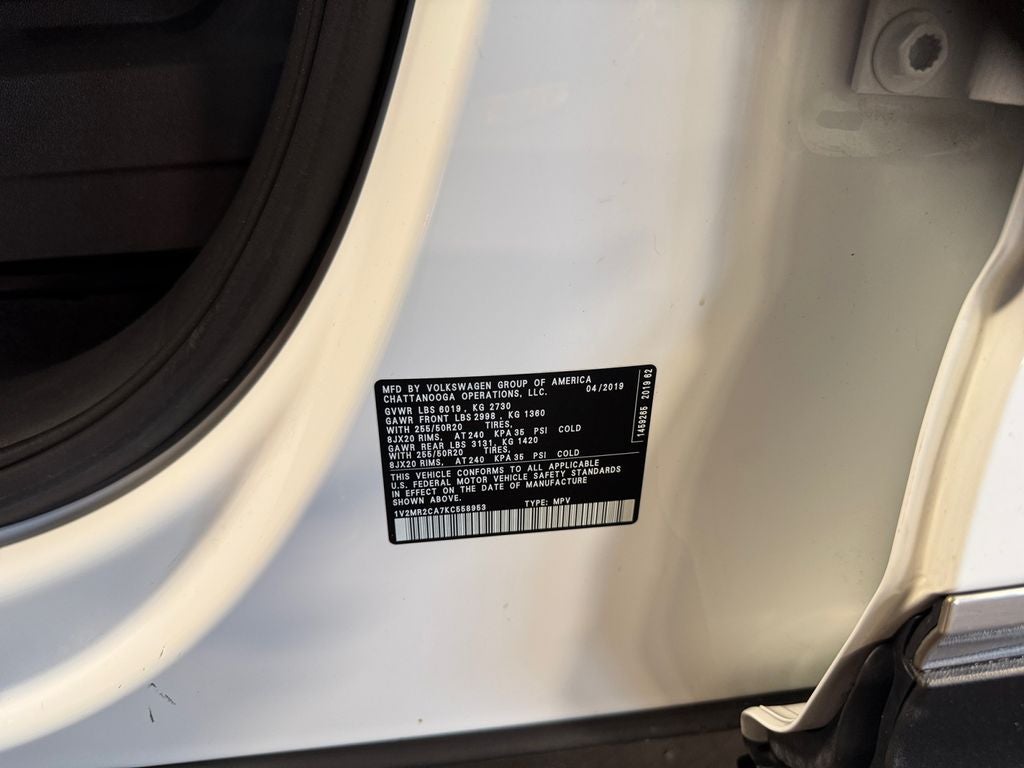 2019 Volkswagen Atlas SEL 4Motion