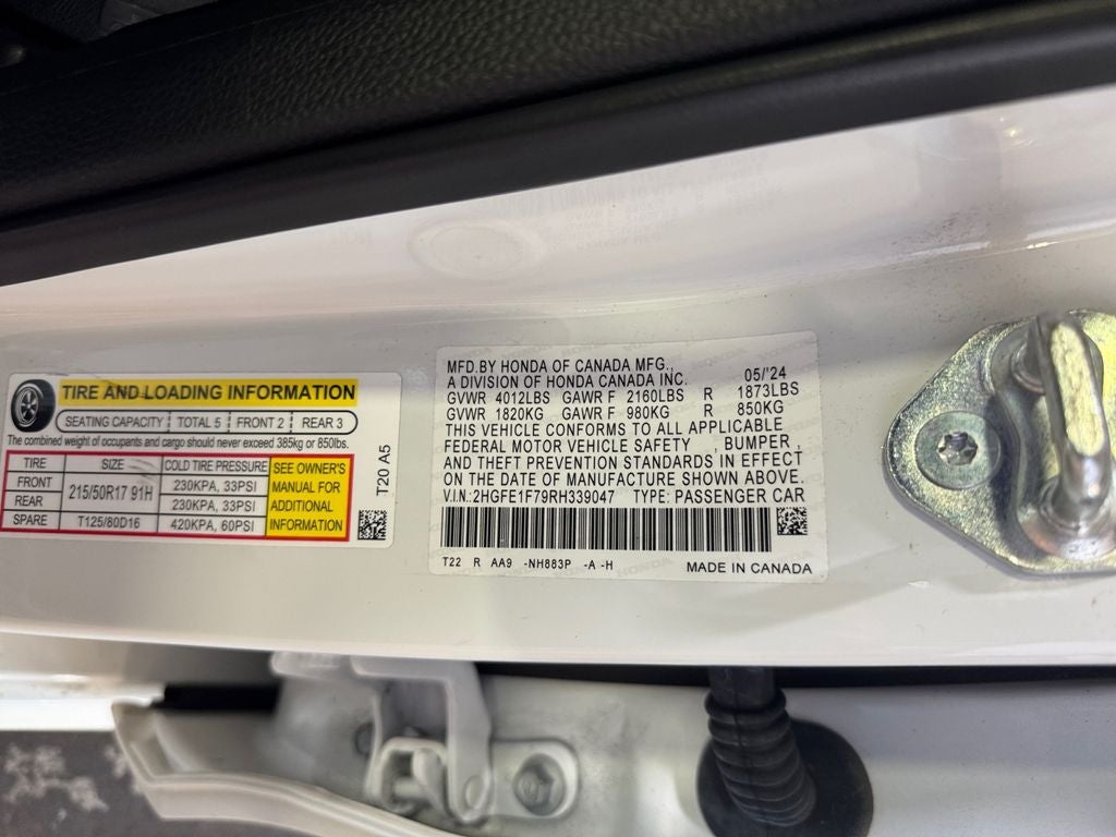 2024 Honda Civic EX