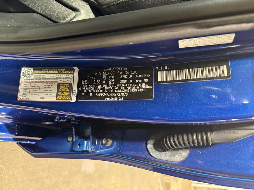 2024 Kia Forte LXS Technology Pkg