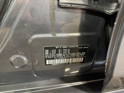 2018 Subaru Legacy 2.5i Limited