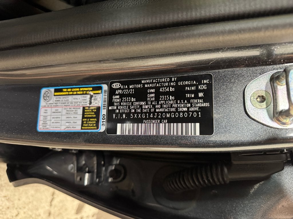 2021 Kia K5 LXS