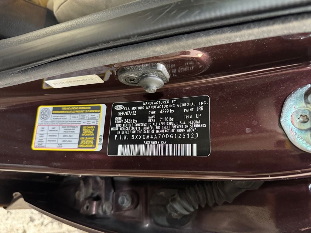 2013 Kia Optima LX CONVENIENCE PK