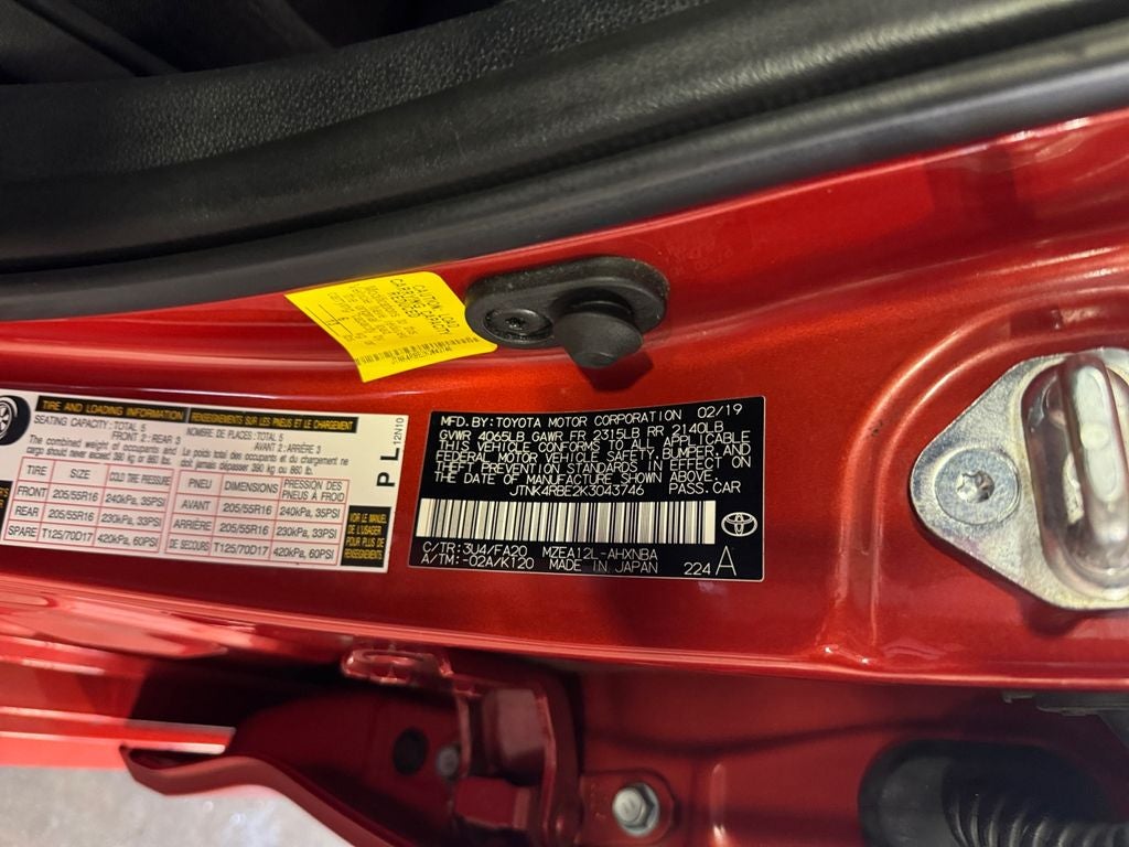 2019 Toyota Corolla Hatchback SE
