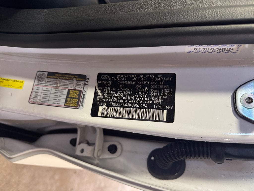 2019 Hyundai Tucson Value FWD