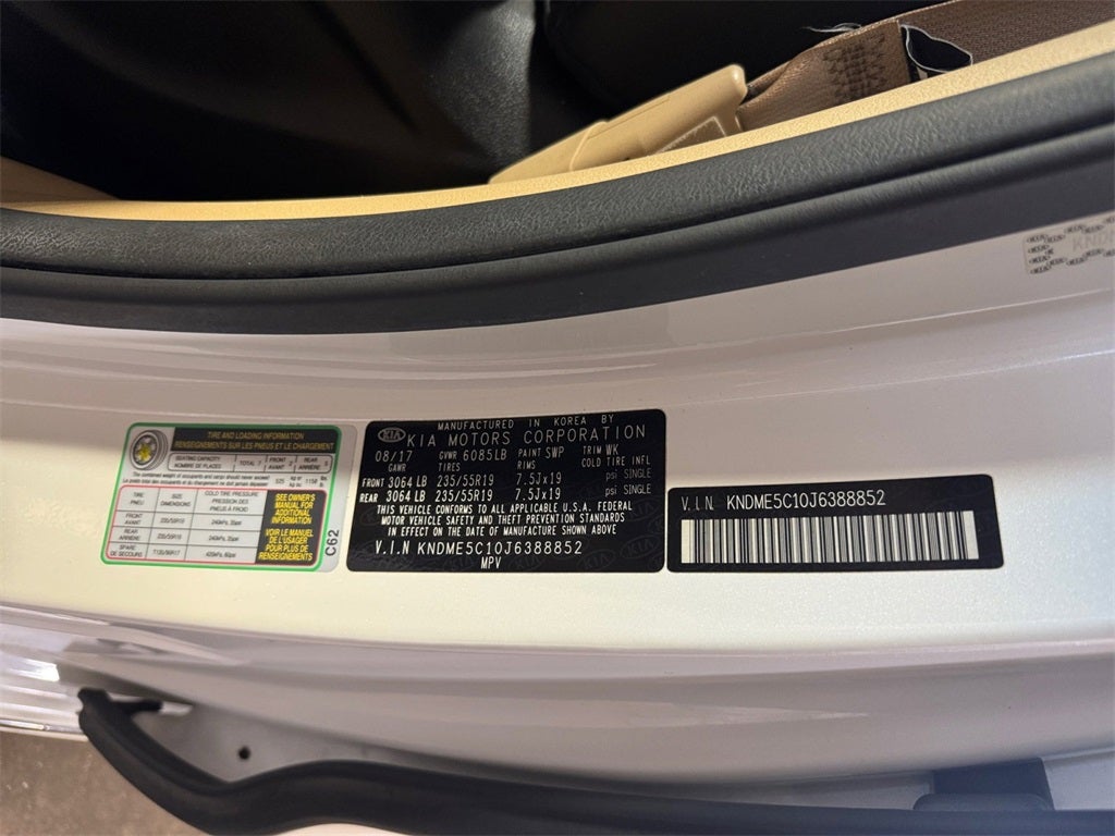 2018 Kia Sedona SX Limited